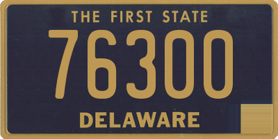 DE license plate 76300