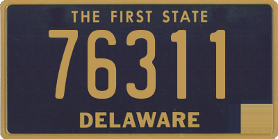 DE license plate 76311