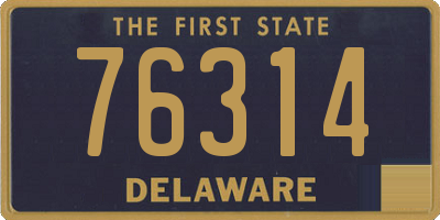 DE license plate 76314