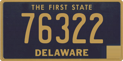 DE license plate 76322