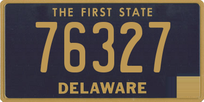 DE license plate 76327