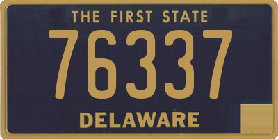 DE license plate 76337