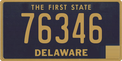 DE license plate 76346