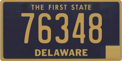 DE license plate 76348