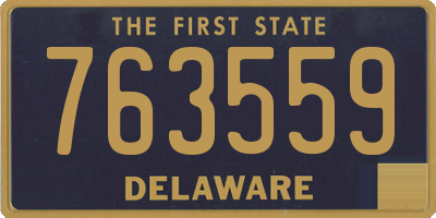 DE license plate 763559
