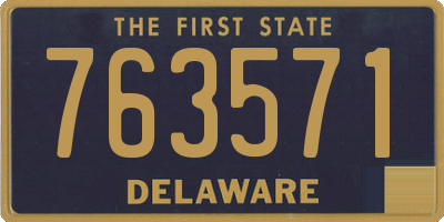 DE license plate 763571