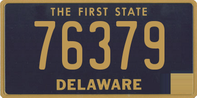 DE license plate 76379