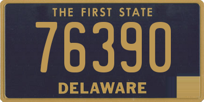 DE license plate 76390