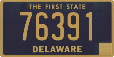 DE license plate 76391