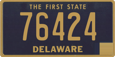 DE license plate 76424