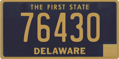 DE license plate 76430