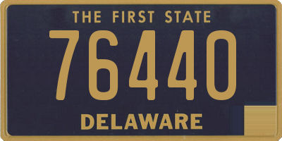 DE license plate 76440