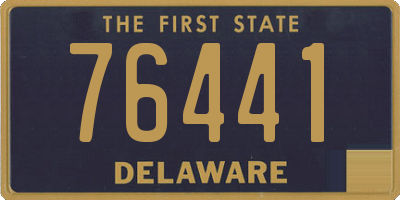 DE license plate 76441