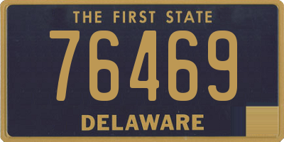 DE license plate 76469