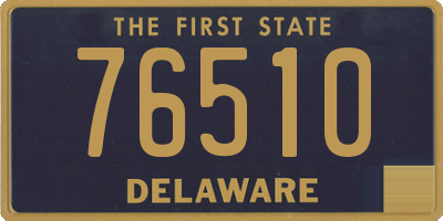 DE license plate 76510