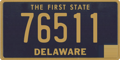 DE license plate 76511