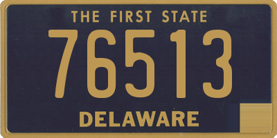 DE license plate 76513