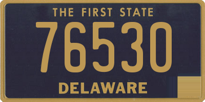 DE license plate 76530