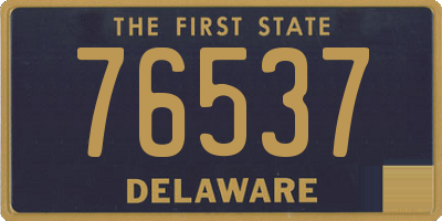 DE license plate 76537