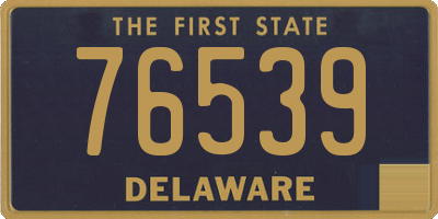 DE license plate 76539