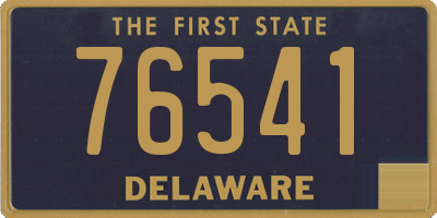 DE license plate 76541