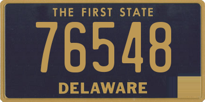 DE license plate 76548