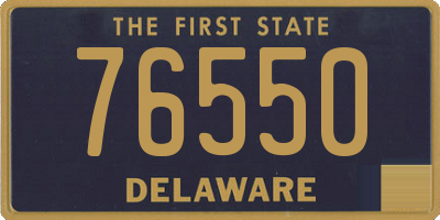 DE license plate 76550