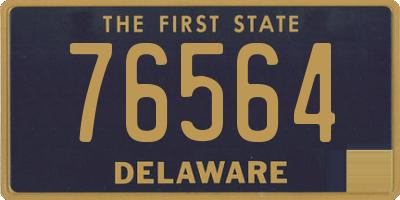 DE license plate 76564