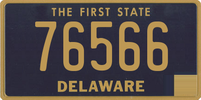 DE license plate 76566