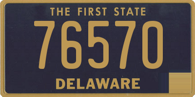 DE license plate 76570