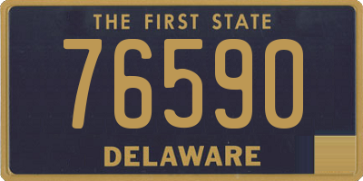 DE license plate 76590
