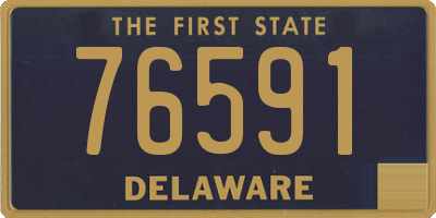 DE license plate 76591