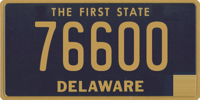 DE license plate 76600