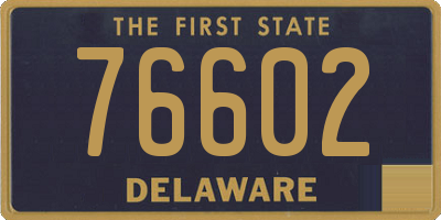 DE license plate 76602