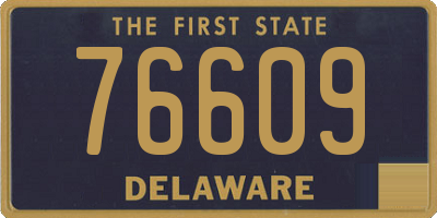 DE license plate 76609