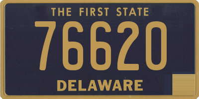 DE license plate 76620
