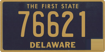 DE license plate 76621