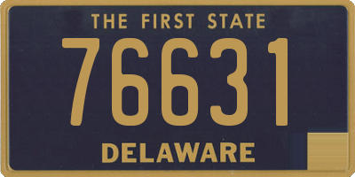 DE license plate 76631