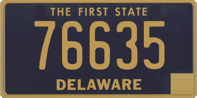 DE license plate 76635