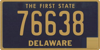 DE license plate 76638