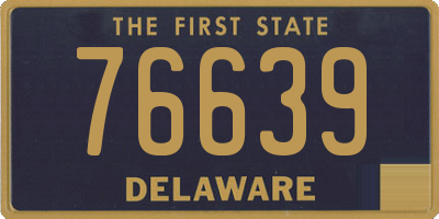 DE license plate 76639