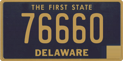 DE license plate 76660