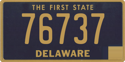 DE license plate 76737