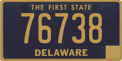 DE license plate 76738