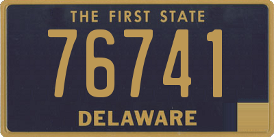 DE license plate 76741