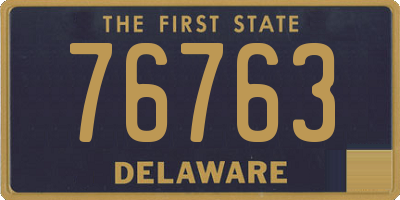 DE license plate 76763