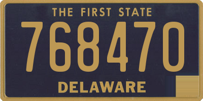 DE license plate 768470