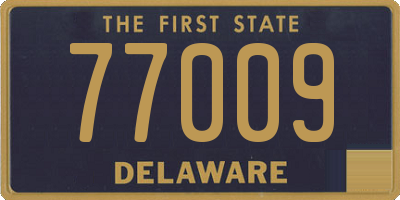 DE license plate 77009