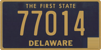 DE license plate 77014