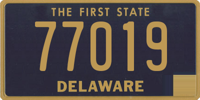 DE license plate 77019